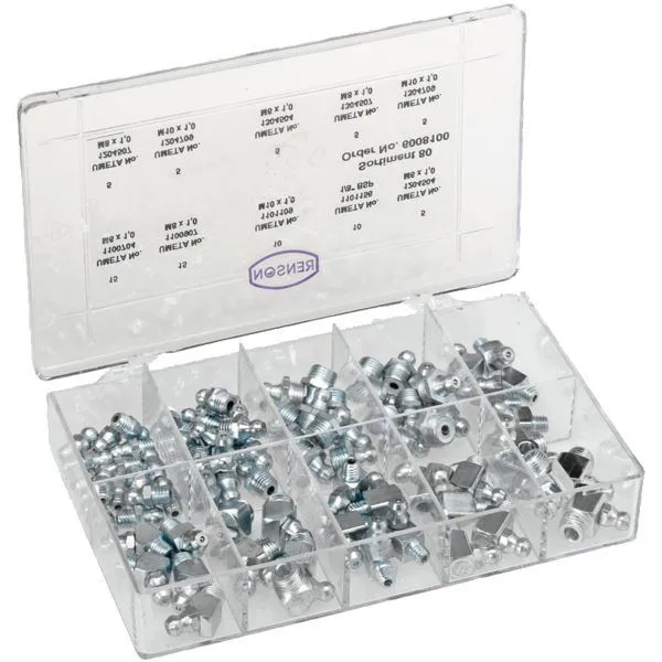Assortiment de graisseurs 80 pièces