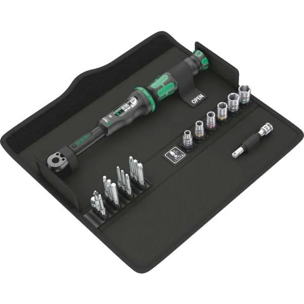 Clé dynamométrique réglable Click-Torque A 6 à cliquet en jeu de 20 pièces
