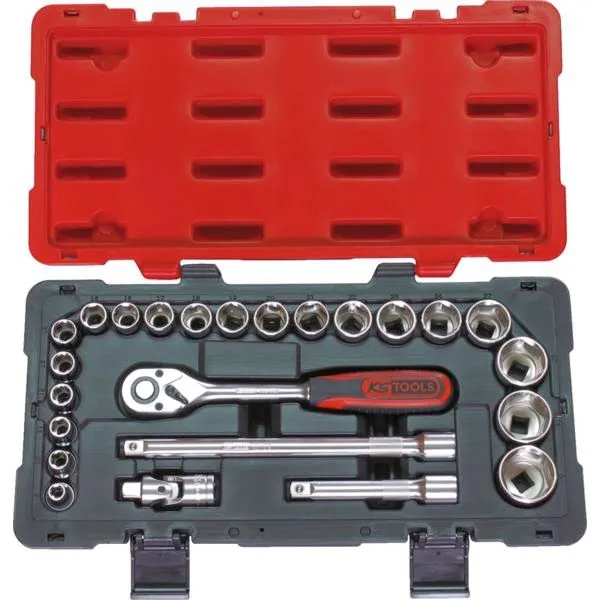 Cliquet et douilles 1/2'' coffret de 24 pièces ULTIMATE