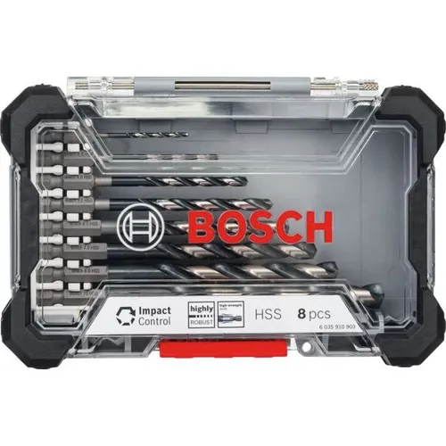 Coffret 8 forets hexa HSS-G