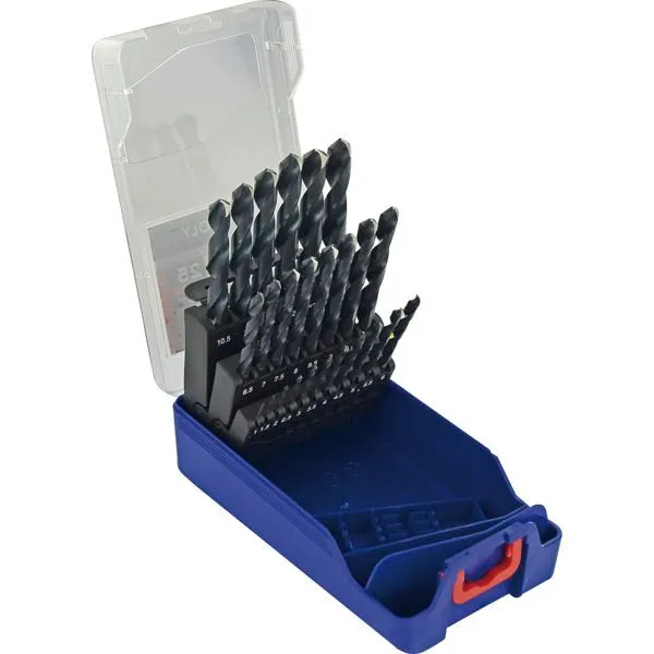 Coffret de 25 forets TSX HSS taillés meulés