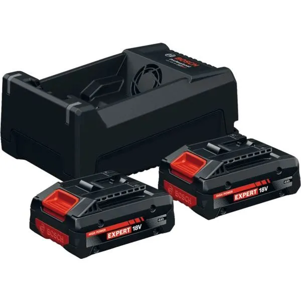 Pack 2 batteries 18V + 1 chargeur GAL 12V/18V-80