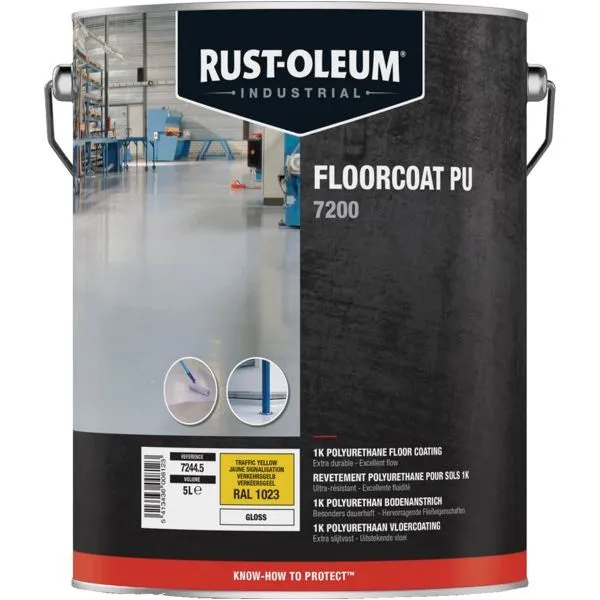 Peinture de sol polyuréthane Floorcoat PU 7200