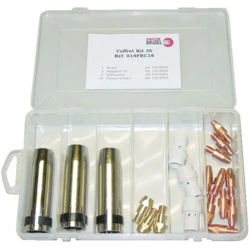 Pièces d'usure MIG MB36 Ø 1,2 mm en coffret