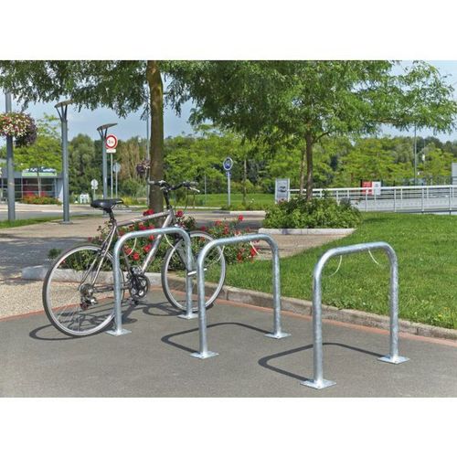 Arceau simple range vélo à platine