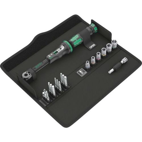 Clé dynamométrique réglable Click-Torque A 6 à cliquet en jeu de 20 pièces