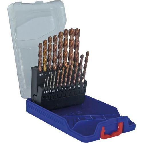 Coffret de forets métaux FURIUS HSS revêtu FUSIO Ti2CN