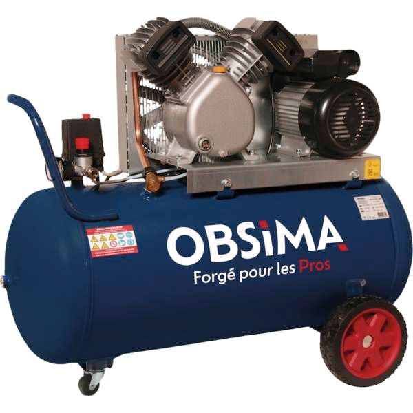 Compresseur mobile 100 L - 14,8 m³/h