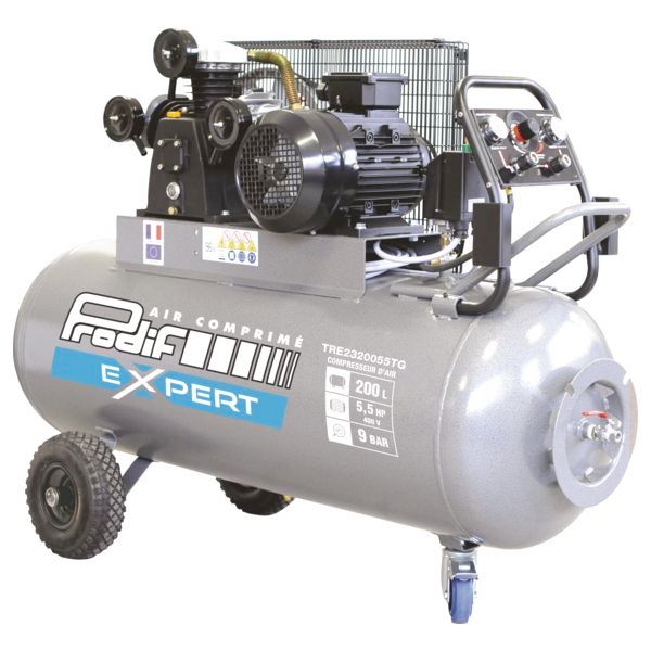 Compresseur mobile 200 l - 27 m³/h