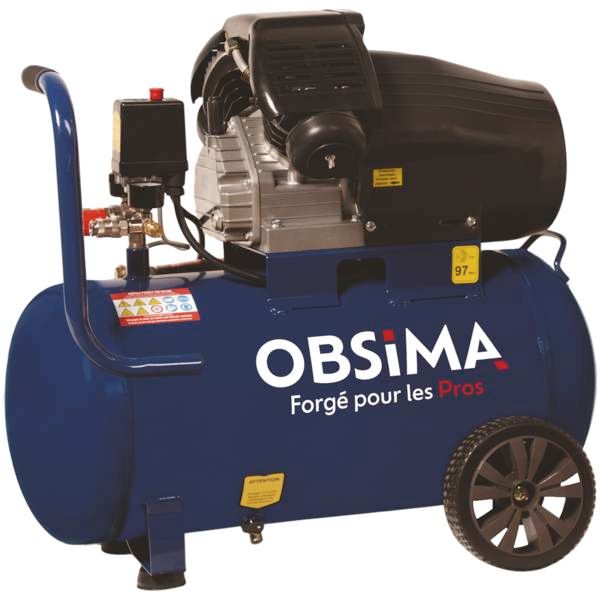 Compresseur mobile 50 l - 12,6 m³/h