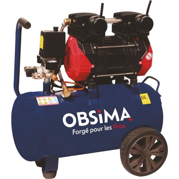 Compresseur mobile silencieux 24 l - 8,5 m³/h