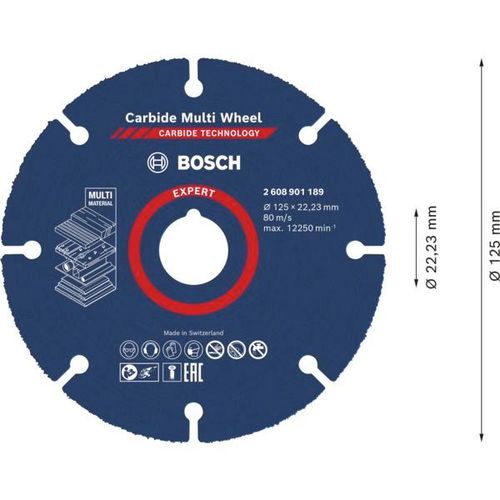 Disque à tronçonner expert carbide Multi Wheel