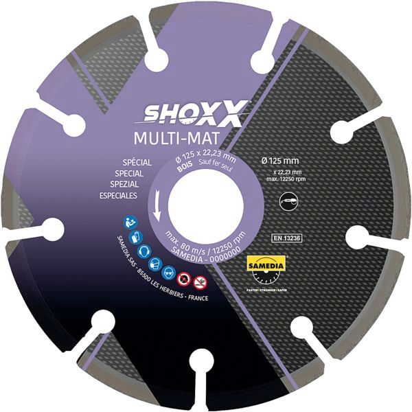Disque diamant bois SHOXX MULTI-MAT