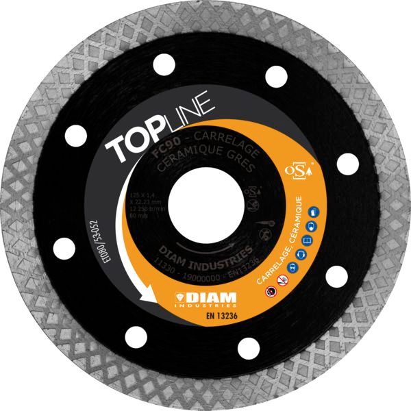 Disque diamant carrelage FC90