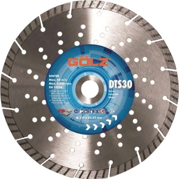 Disque diamant DTS30 Turbo Universel
