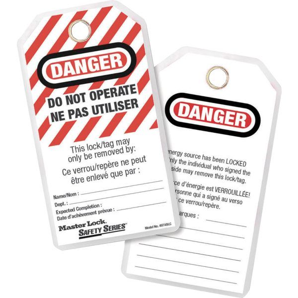 Étiquettes d'identification sachet de 12