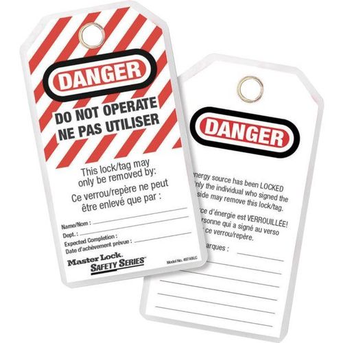 Étiquettes d'identification sachet de 12