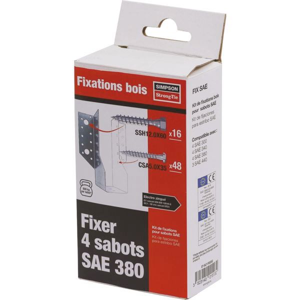 Kit de fixations pour sabots SAE