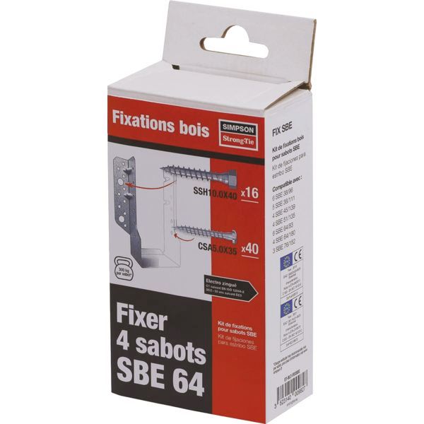 Kit de fixations pour sabots SBE