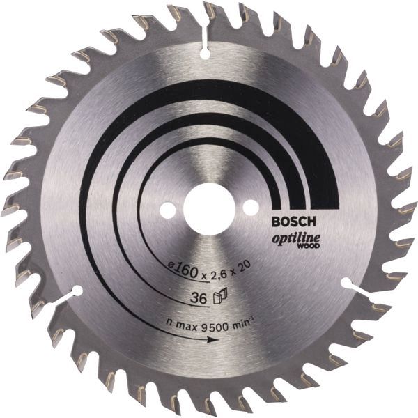 Lame de scie circulaire OPTILINE 160 mm