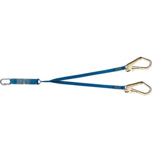 Longe antichute sangle double avec absorbeur d'énergie LSAD