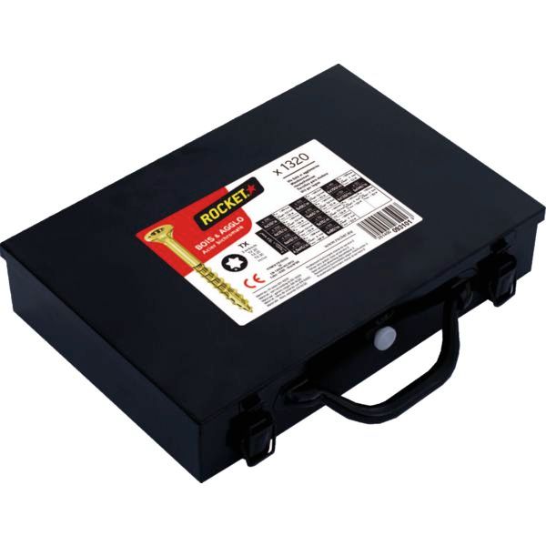 Mallette 1320 vis bois Rocket