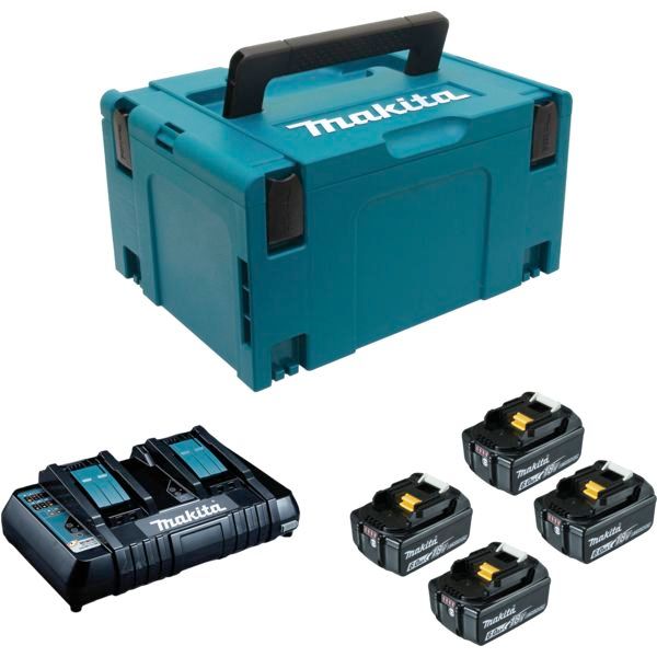 Pack 4 batteries 18 V - 6,0 Ah