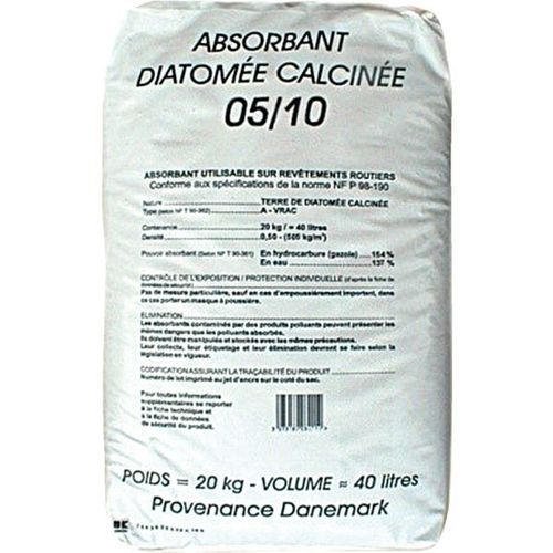 Sac de 20kg terre de diatomée calcinée