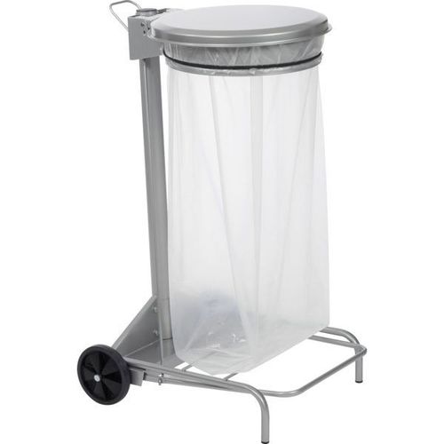 Support sac mobile à pédale