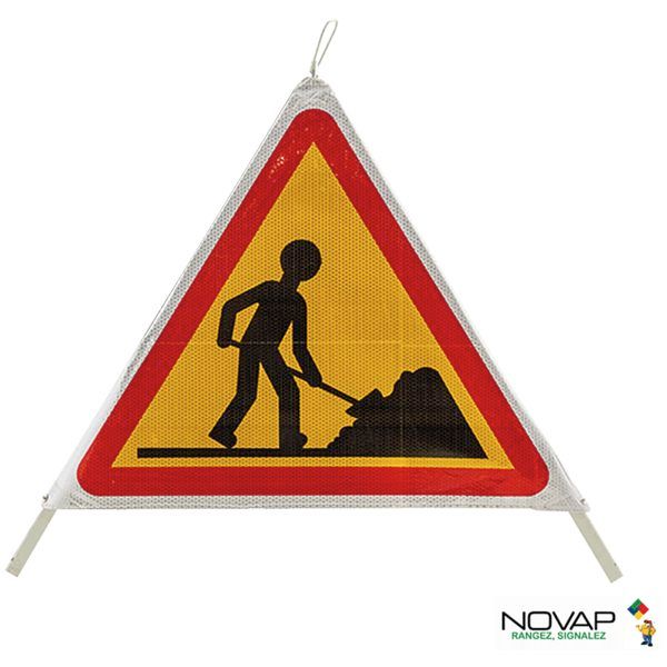 Tripode de signalisation travaux