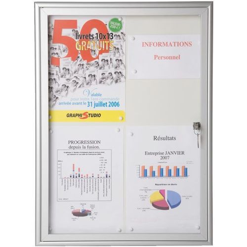 Vitrine d'affichage intérieur