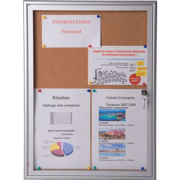 Vitrine d'affichage intérieur